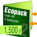 Ecopack 4P - 2 kieszenie - na 2płyty lub 1 płytę i książeczkę