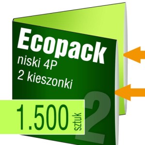 Ecopack 4P - 2 KIESZENIE - pakiet 1.500 szt.
