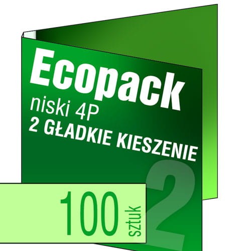 Ecopack 4P - na 2płyty - dwie gładkie kieszenie