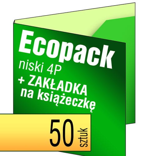 Ecopack 4P - z zakładką na książeczkę