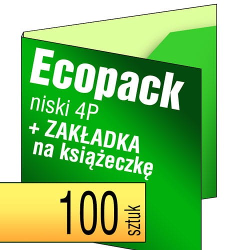 Ecopack 4P - z zakładką na książeczkę