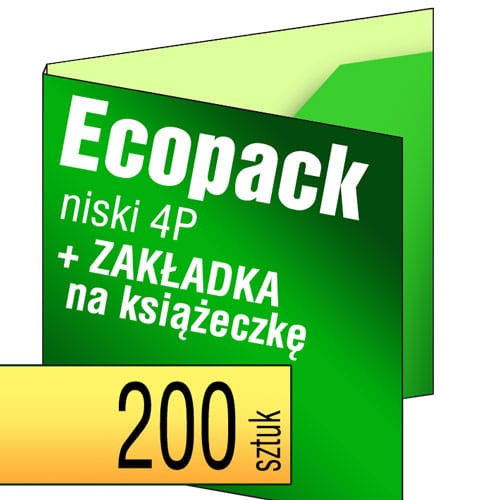 Ecopack 4P - z zakładką na książeczkę