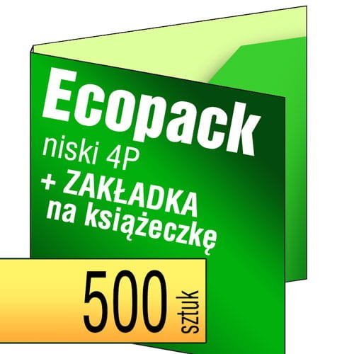 Ecopack 4P - z zakładką na książeczkę