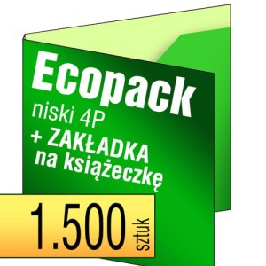 Ecopack 4P - z zakładką na książeczkę - pakiet 1.500 szt.