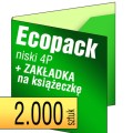 Ecopack 4P - z zakładką na książeczkę