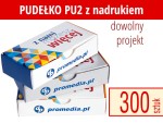 Pudełko PU2 z nadrukiem - pakiet 300 szt.