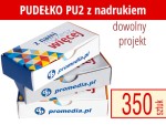Pudełko PU2 z nadrukiem - pakiet 350 szt.