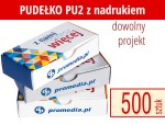 Pudełko PU2 z nadrukiem - pakiet 500 szt.
