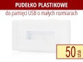 Pudełko plastikowe do pendrive.