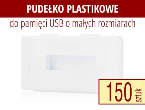 Pudełko plastikowe do pendrive.