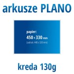 Arkusze PLANO - kreda 130g, format 450x330 mm
