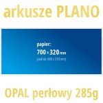 Arkusze PLANO - Stardream Opal perłowy 285g, format 700x320 mm