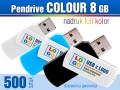 Pendrive COLOUR 8 GB z nadrukiem full kolor - komplet 500 szt.