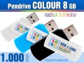 Pendrive COLOUR 8 GB z nadrukiem full kolor - komplet 1.000 szt.