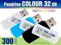 Pendrive COLOUR 32 GB z nadrukiem full kolor - komplet 300 szt.