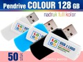 Pendrive COLOUR 128 GB z nadrukiem full kolor - komplet 50 szt.