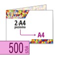 Ulotki składane 2xA4 (poziomo) do A4 w atrakcyjnej niskiej cenie