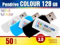 Pendrive COLOUR 3.0, 128 GB z nadrukiem full kolor - komplet 50 szt.