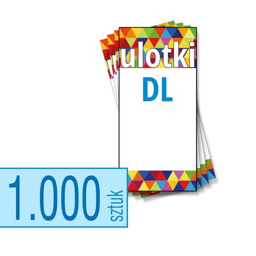 Ulotki Dl w atrakcyjnej niskiej cenie