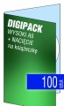 Digipacki WYSOKI A5 - jednołamowe, na 1 płytę + NACIĘCIE na książeczkę - druk cyfrowy pełnokolorowy - 100 szt.