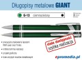 Długopisy metalowe GIANT z grawerem - kolor G-13 ciemnozielony