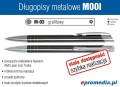 Długopisy metalowe MOOI z grawerem laserowym - kolor M-03 grafitowy