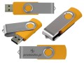 Pendrive Twister - kolor obudowy pomarańczowy