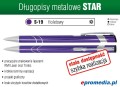 Długopisy metalowe STAR z grawerem laserowym - kolor S-19 fioletowy