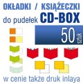 druk okładek i książeczek do pudełka standardowego CD-BOX - od 2 do 36 stron + inlay