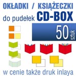 Druk okładek, książeczek do pudełka CD-BOX - pakiet 50 szt.