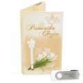 USB PACK - Chrzest - opakowanie na chrzest z pendrive - wzór CH 5006 - Pamiątka Chrztu Świętego