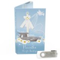USB PACK - Chrzest - opakowanie na chrzest z pendrive - wzór CH 5007 - Pamiątka Chrztu Świętego