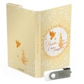 USB PACK - Chrzest - opakowanie na chrzest z pendrive - wzór CH 5012 - Pamiątka Chrztu Świętego