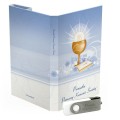 USB PACK - Pierwsza Komunia Święta - opakowanie komunijne + pendrive komunijny - wzór PK 6001 - Pamiątka Pierwszej Komunii Świętej