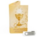 USB PACK - Pierwsza Komunia Święta - opakowanie komunijne + pendrive komunijny - wzór PK 6002 - Pamiątka Pierwszej Komunii Świętej