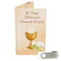 USB PACK - Pierwsza Komunia Święta - opakowanie komunijne + pendrive komunijny - wzór PK 6005 - Pamiątka Pierwszej Komunii Świętej