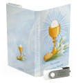 USB PACK - Pierwsza Komunia Święta - opakowanie komunijne + pendrive komunijny - wzór PK 6007 - Pamiątka Pierwszej Komunii Świętej