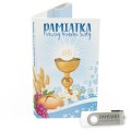 USB PACK - Pierwsza Komunia Święta - opakowanie komunijne + pendrive komunijny - wzór PK 6019 - Pamiątka Pierwszej Komunii Świętej