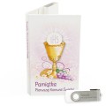 USB PACK - Pierwsza Komunia Święta - opakowanie komunijne + pendrive komunijny - wzór PK 6016 - Pamiątka Pierwszej Komunii Świętej