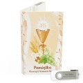 USB PACK - Pierwsza Komunia Święta - opakowanie komunijne + pendrive komunijny - wzór PK 6018 - Pamiątka Pierwszej Komunii Świętej