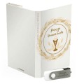 USB PACK - Pierwsza Komunia Święta - opakowanie komunijne + pendrive komunijny - wzór PK 6025 - Pamiątka Pierwszej Komunii Świętej