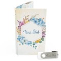 USB PACK z pendrive - ŚLUB, WESELE - opakowanie ślubne + pendrive ślubny - wzór SL 7006 - Pamiątka Ślubu, zachowaj swoje wspomnienia na pendrive, Digialbum.
