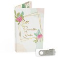 USB PACK z pendrive - ŚLUB, WESELE - opakowanie ślubne + pendrive ślubny - wzór SL 7008 - Pamiątka Ślubu, zachowaj swoje wspomnienia na pendrive, Digialbum.