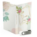 USB PACK z pendrive - ŚLUB, WESELE - opakowanie ślubne + pendrive ślubny - wzór SL 7008 - Pamiątka Ślubu, zachowaj swoje wspomnienia na pendrive, Digialbum.