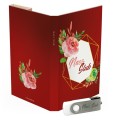 USB PACK z pendrive - ŚLUB, WESELE - opakowanie ślubne + pendrive ślubny - wzór SL 7010 - Pamiątka Ślubu, zachowaj swoje wspomnienia na pendrive, Digialbum.