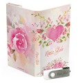 USB PACK z pendrive - ŚLUB, WESELE - opakowanie ślubne + pendrive ślubny - wzór SL 7015 - Pamiątka Ślubu, zachowaj swoje wspomnienia na pendrive, Digialbum.