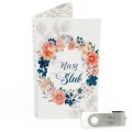 USB PACK z pendrive - ŚLUB, WESELE - opakowanie ślubne + pendrive ślubny - wzór SL 7018 - Pamiątka Ślubu, zachowaj swoje wspomnienia na pendrive, Digialbum.