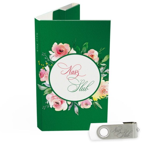 USB PACK z pendrive - ŚLUB, WESELE - opakowanie ślubne + pendrive ślubny - wzór SL 7022 - Pamiątka Ślubu, zachowaj swoje wspomnienia na pendrive, Digialbum.