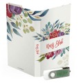 USB PACK z pendrive - ŚLUB, WESELE - opakowanie ślubne + pendrive ślubny - wzór SL 7023 - Pamiątka Ślubu, zachowaj swoje wspomnienia na pendrive, Digialbum.