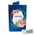 USB PACK z pendrive - ŚLUB, WESELE - opakowanie ślubne + pendrive ślubny - wzór SL 7027 - Pamiątka Ślubu, zachowaj swoje wspomnienia na pendrive, Digialbum.